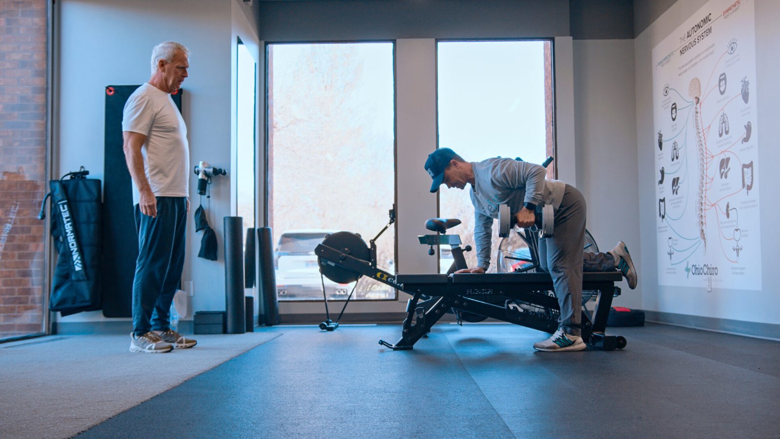 Ohio Chiro Training the the Lab