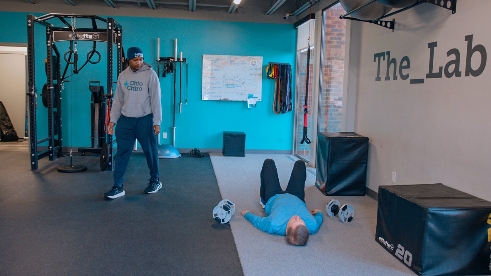 Ohio Chiro Training the the Lab